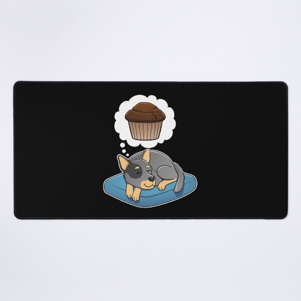 Item preview, Australian Cattle Dog dreaming about Chocolate Muffins designed and sold by DoggieDelights.