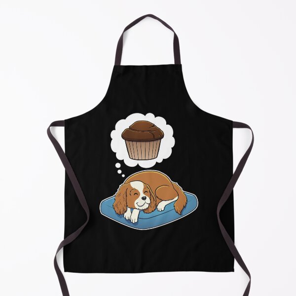 Item preview, Cavalier King Charles Spaniel dreaming about Chocolate Muffins designed and sold by DoggieDelights.