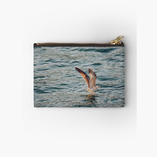 Item preview, Seagull Landing on Sea Water in Mediterranean Island designed and sold by CarolinaReina.