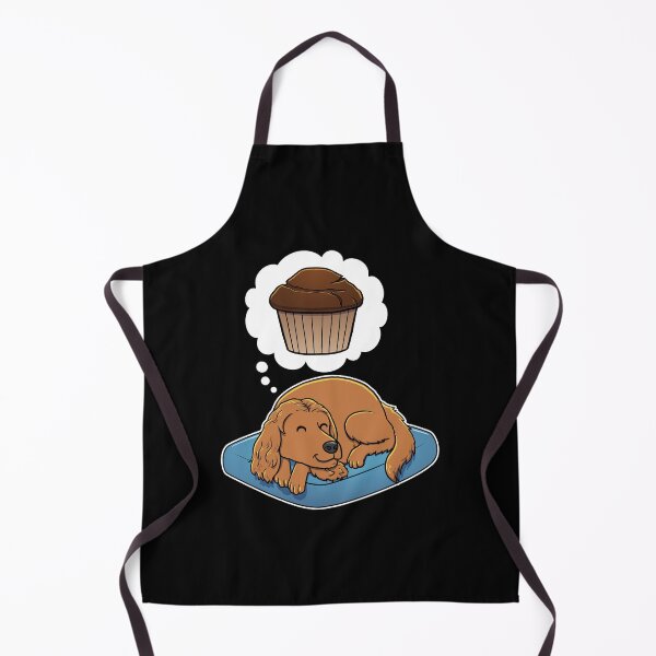 Item preview, English Cocker Spaniel dreaming about Chocolate Muffins designed and sold by DoggieDelights.