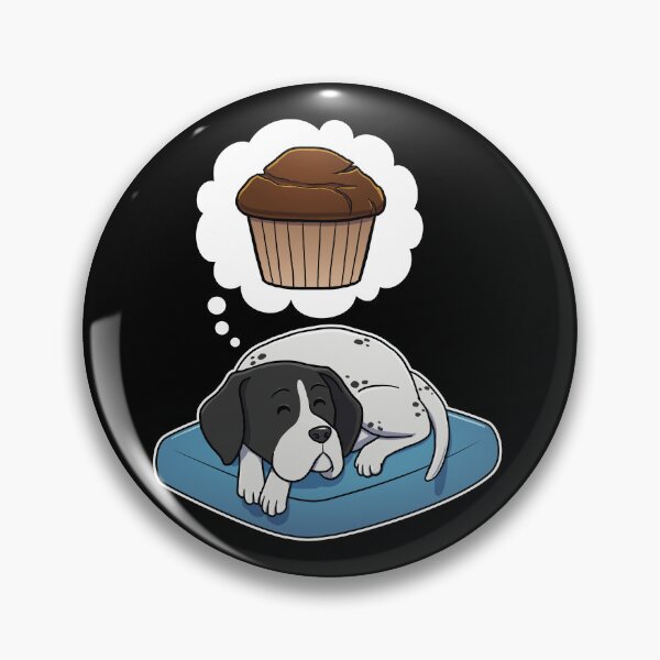Artikelvorschau, English Pointer dreaming about Chocolate Muffins entworfen und verkauft von DoggieDelights.