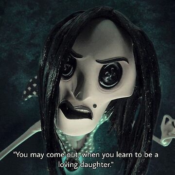 "Coraline Movie Scene Quote" Poster for Sale by LarkaArt | Redbubble