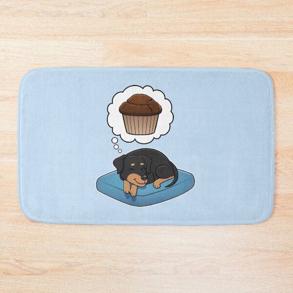 Item preview, Miniature Pinscher dreaming about Chocolate Muffins designed and sold by DoggieDelights.