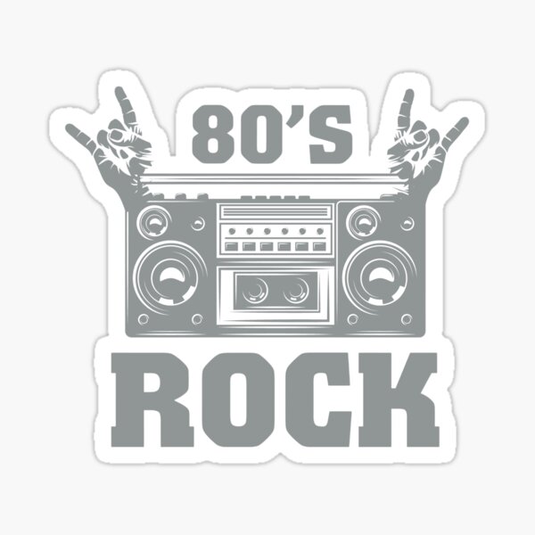 Item preview, 80s Rock, Rock Music, Eighties Music, Retro, Vintage, boom box  designed and sold by AnarKitty805.