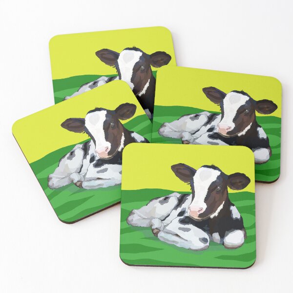 Item preview, Calf by BeeFoxTree Baby Cow Calves, Sunny Day at the Farm designed and sold by BeeFoxTree.