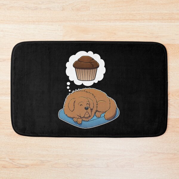 Item preview, Tibetan Mastiff dreaming about Chocolate Muffins designed and sold by DoggieDelights.