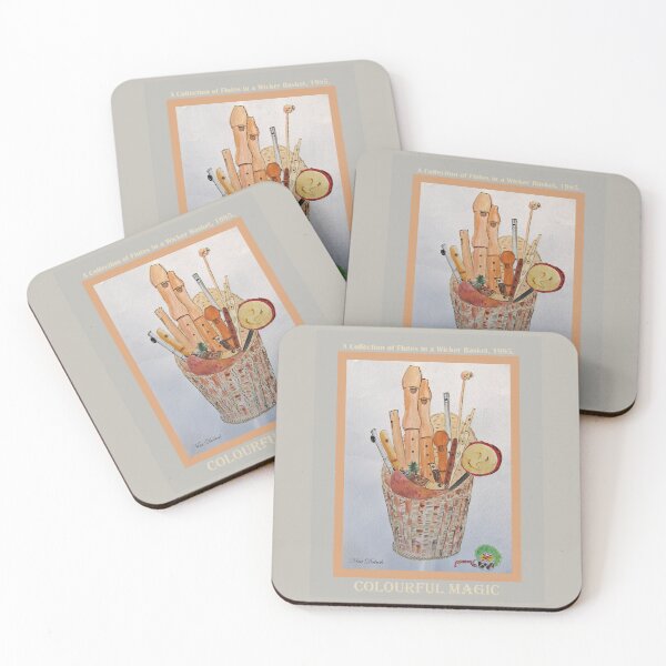 Item preview, A Collection of Flutes in a Wicker Basket designed and sold by Nira Dabush.