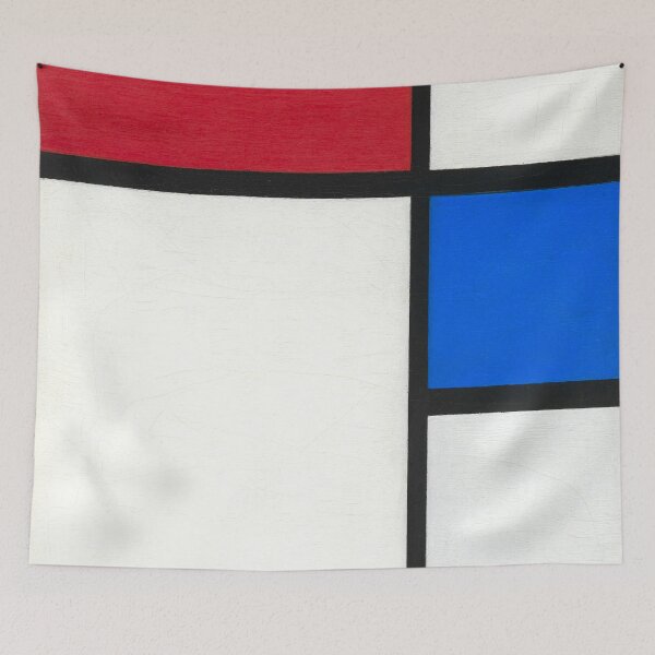 Item preview, Piet Mondrian's Composition No. II with Red and Blue, 1929 Piet Mondrian designed and sold by BossyCatHome.