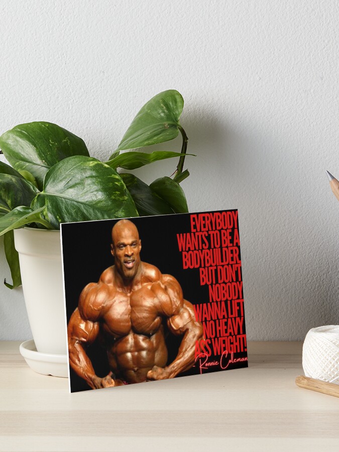 RONNIE COLEMAN - HEAVY A** WEIGHT QUOTE Coffee Mug for Sale by  HeavyLiftGift