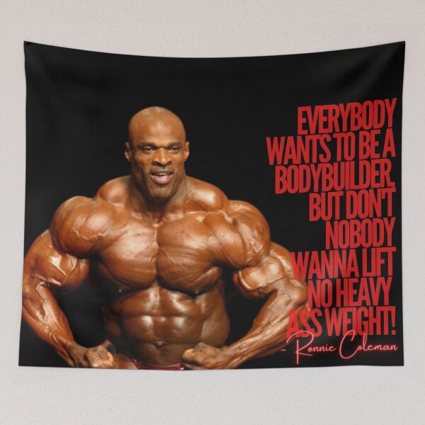 Item preview, RONNIE COLEMAN - HEAVY A** WEIGHT QUOTE designed and sold by HeavyLiftGift.