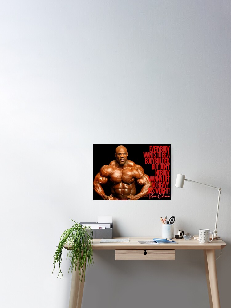 RONNIE COLEMAN - HEAVY A** WEIGHT QUOTE Coffee Mug for Sale by  HeavyLiftGift