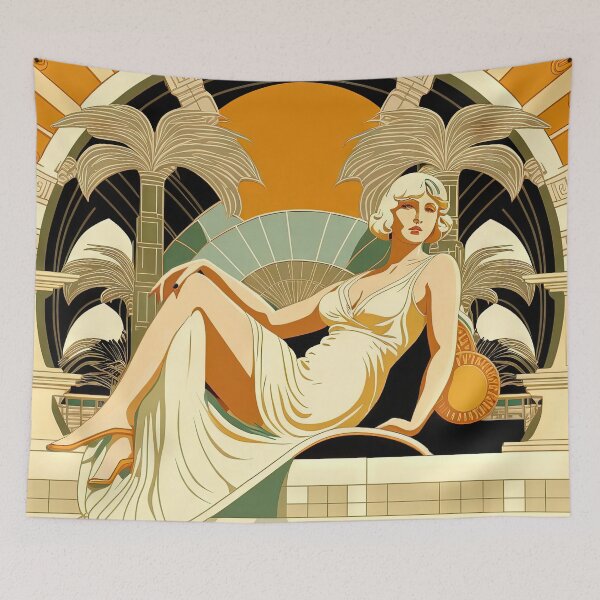 Item preview, Lounging, Art Deco Style designed and sold by Shundayah.