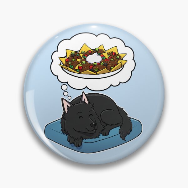 Item preview, Belgian Sheepdog dreaming about Nachos designed and sold by DoggieDelights.