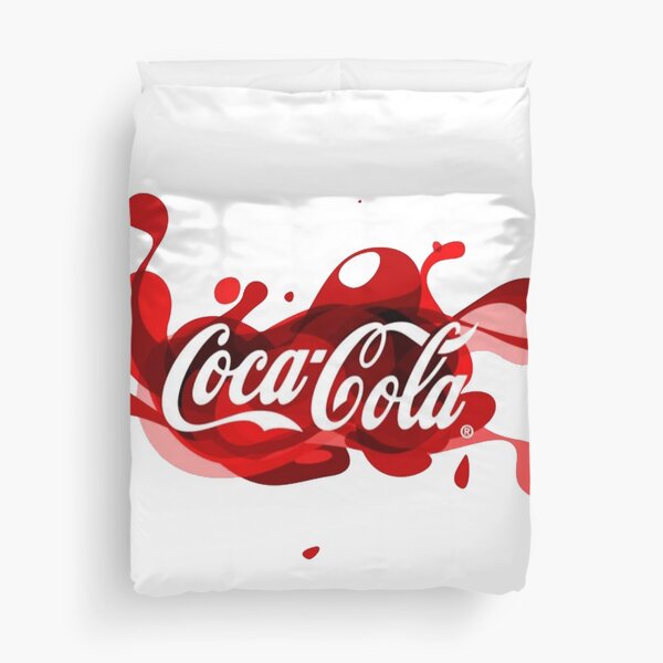 Coca-Cola Splash Logo Duvet Cover