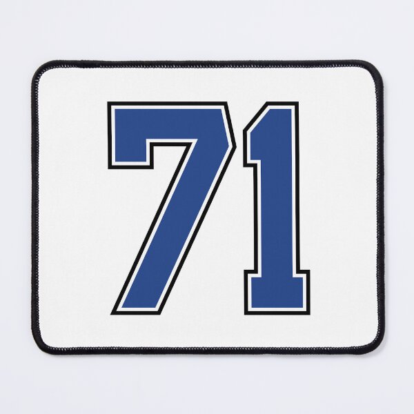 Item preview, Number 71 lucky sports jersey seventy one designed and sold by HeavyStyle.