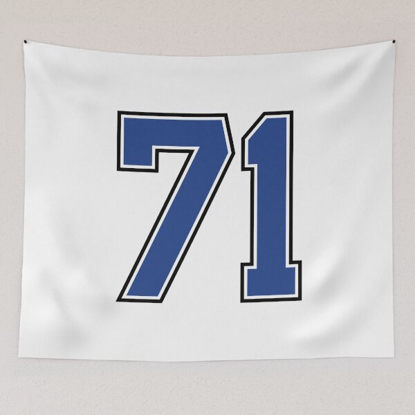 Item preview, Number 71 lucky sports jersey seventy one designed and sold by HeavyStyle.