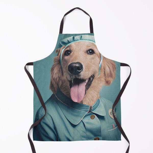 Item preview, Nurse Dog- Custom portrait goldern retriever nurse clothes designed and sold by PimpMyPet.