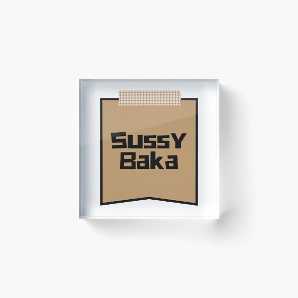 Sussy Baka, Sussy Baka Meme, ur such a sussy baka, Sussy, Baka, you re such  a sussy baka Classi Spiral Notebook for Sale by Otero Mccabe