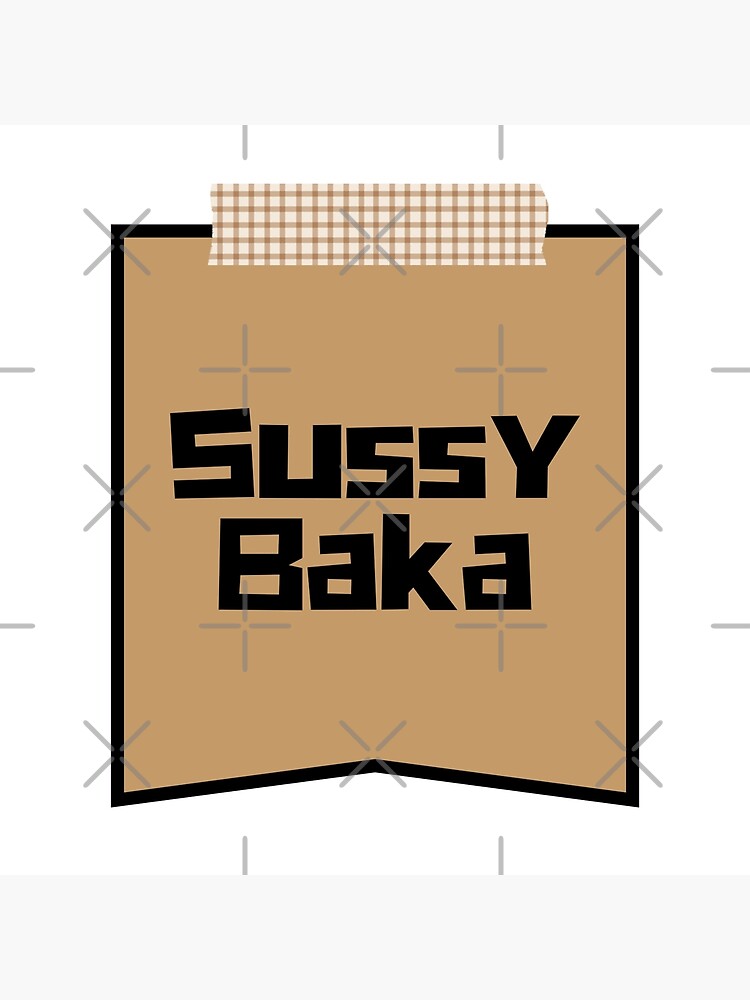 Sussy Baka Amongus Im Meme  Art Board Print for Sale by BigToeMan