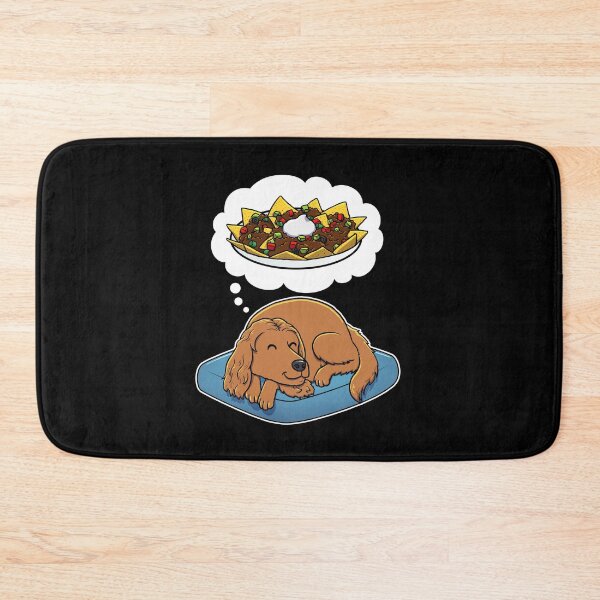 Item preview, English Cocker Spaniel dreaming about Nachos designed and sold by DoggieDelights.