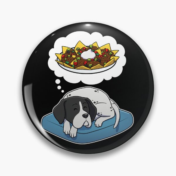 Artikelvorschau, English Pointer dreaming about Nachos entworfen und verkauft von DoggieDelights.