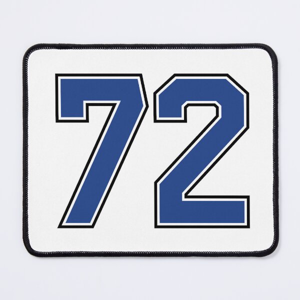 Item preview, Number 72 lucky sports jersey seventy two designed and sold by HeavyStyle.