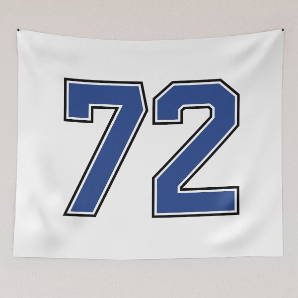 Item preview, Number 72 lucky sports jersey seventy two designed and sold by HeavyStyle.