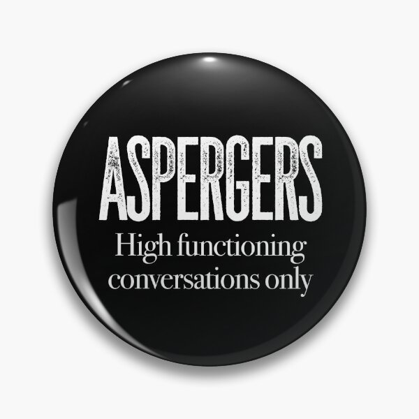 Item preview, ASPERGERS High functioning conversations only | Asperger Syndrome Awareness | Autism Spectrum Disorder | High Functioning | Neurodiversity | Neurodivergent | Neurodiverse designed and sold by MJDezigns.