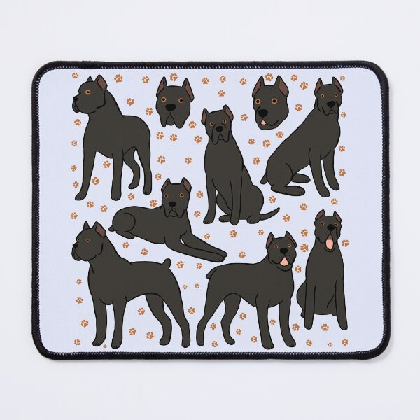 Item preview, Cane corso illustration pattern  designed and sold by Yarafantasyart.