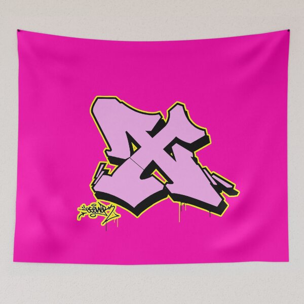 Item preview, PINK LETTER X BY ESONE URBAN GRAFFITI STREET STYLE  designed and sold by GraffitiBomberZ.