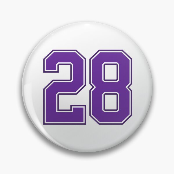 Item preview, Purple Number 28 lucky sports jersey twenty eight designed and sold by HeavyStyle.