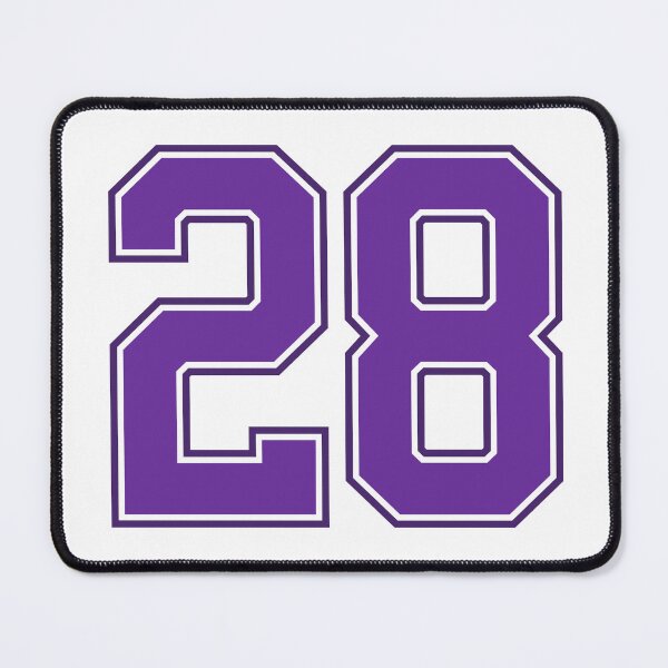 Item preview, Purple Number 28 lucky sports jersey twenty eight designed and sold by HeavyStyle.