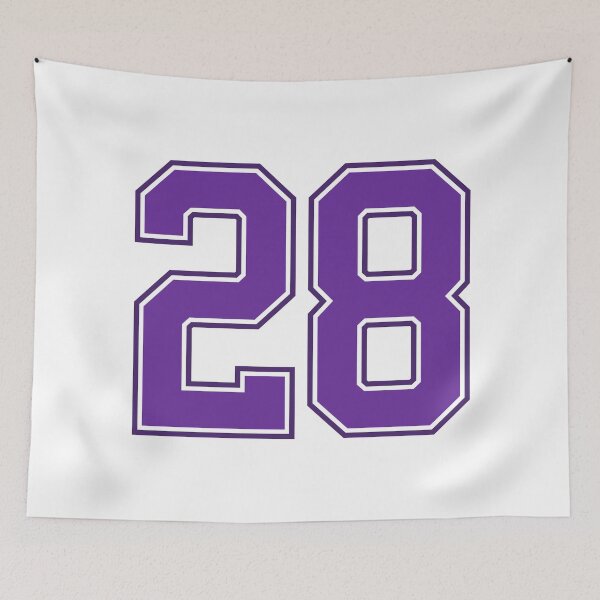 Item preview, Purple Number 28 lucky sports jersey twenty eight designed and sold by HeavyStyle.