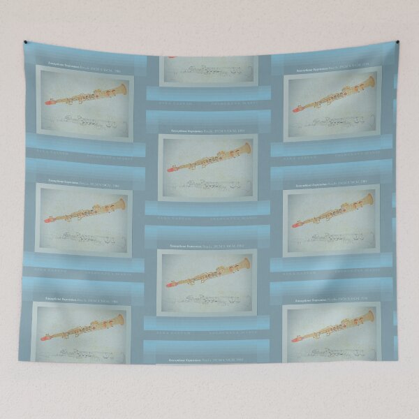 Item preview, Sopranino Saxophone - Early Work :Drawing 1984 designed and sold by Nira Dabush.