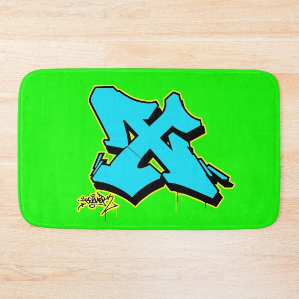 Item preview, BLUE LETTER X BY ESONE URBAN GRAFFITI STREET STYLE  designed and sold by GraffitiBomberZ.