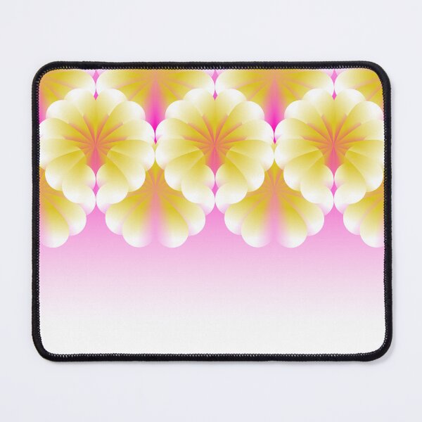 Item preview, Spring themed white and yellow flowers with pink background minimal graphic art designed and sold by CiniArt.
