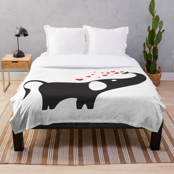 Item preview, Elephant spraying heart shapes in Valentine's Day designed and sold by 3407.