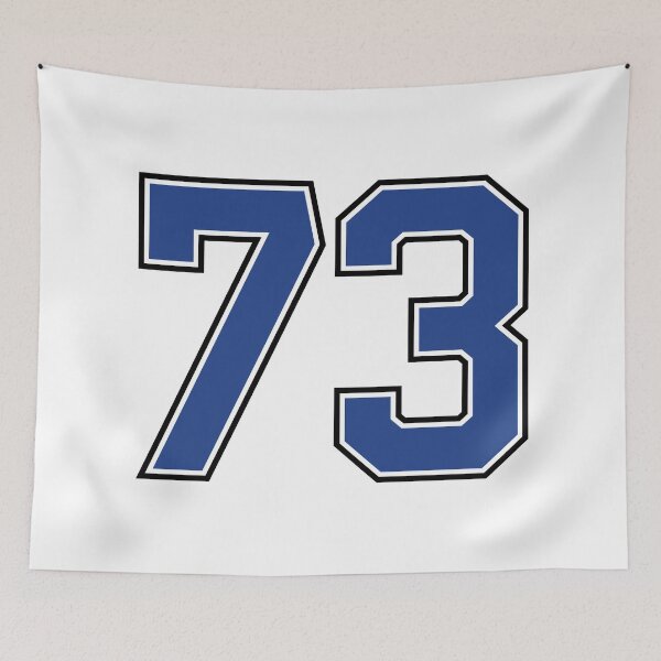 Item preview, Number 73 lucky sports jersey seventy three designed and sold by HeavyStyle.