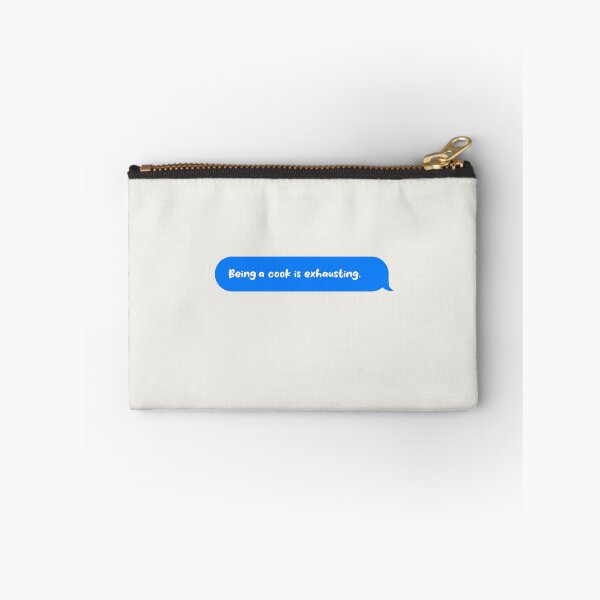 Item preview, Being An Adult Is Exhausting Funny Text Message Cook designed and sold by CandyDroidMerch.