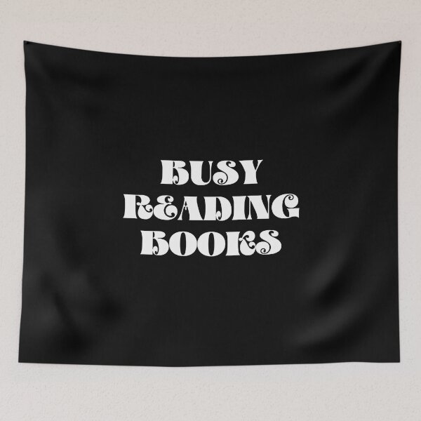 Item preview, busy reading books designed and sold by TomorrowQuotes.
