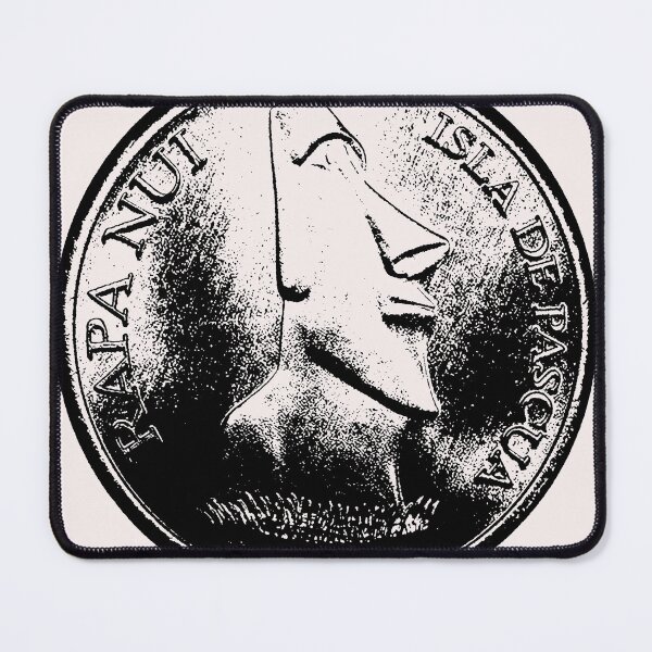 Artikelvorschau, Easter Island Head 2000 peso coin black entworfen und verkauft von Hammered Time.