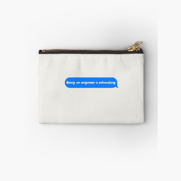 Item preview, Being An Adult Is Exhausting Funny Text Message Engineer designed and sold by CandyDroidMerch.