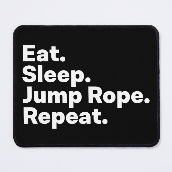 Item preview, Eat Sleep Jump Rope Repeat designed and sold by teesaurus.