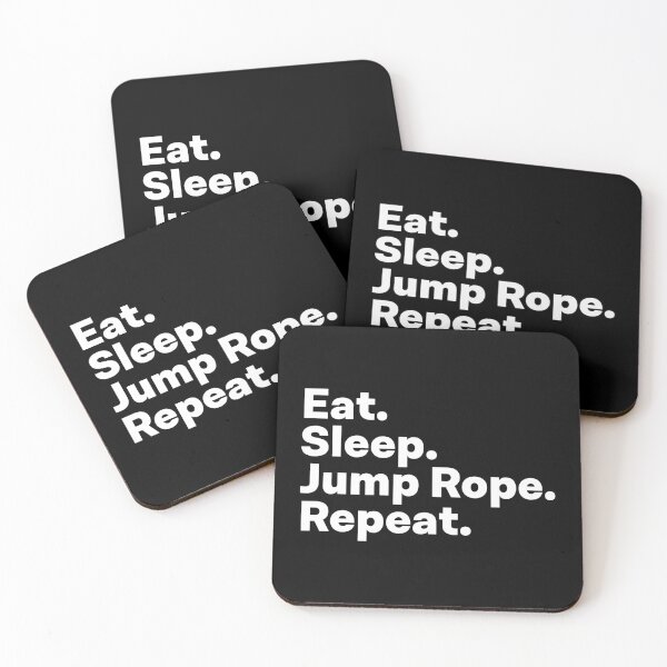Item preview, Eat Sleep Jump Rope Repeat designed and sold by teesaurus.