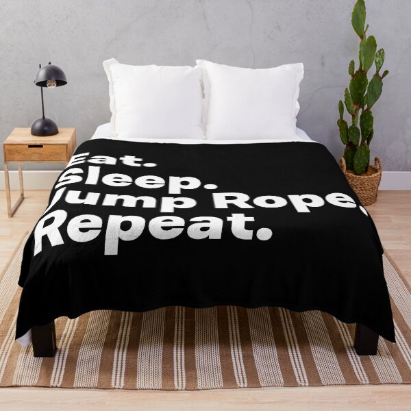 Item preview, Eat Sleep Jump Rope Repeat designed and sold by teesaurus.