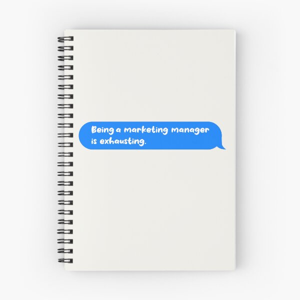 Item preview, Being An Adult Is Exhausting Funny Text Message Marketing Manager designed and sold by CandyDroidMerch.