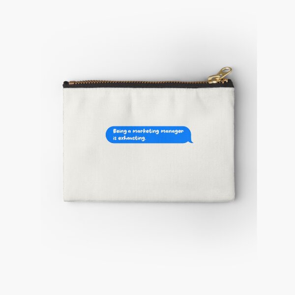 Item preview, Being An Adult Is Exhausting Funny Text Message Marketing Manager designed and sold by CandyDroidMerch.