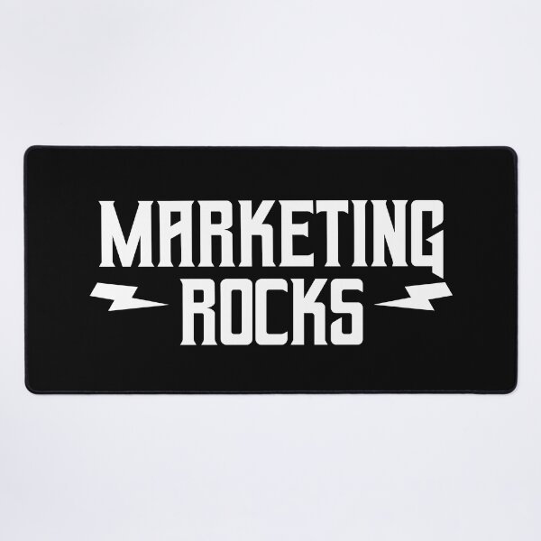 Vista previa del artículo con la obra «Rocas de marketing», diseñado y vendido por teesaurus.