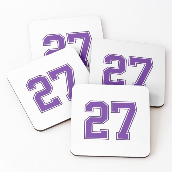 Item preview, Purple Number 27 lucky sports jersey twenty seven designed and sold by HeavyStyle.