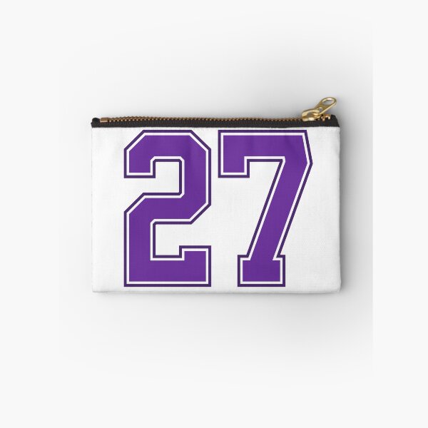 Item preview, Purple Number 27 lucky sports jersey twenty seven designed and sold by HeavyStyle.